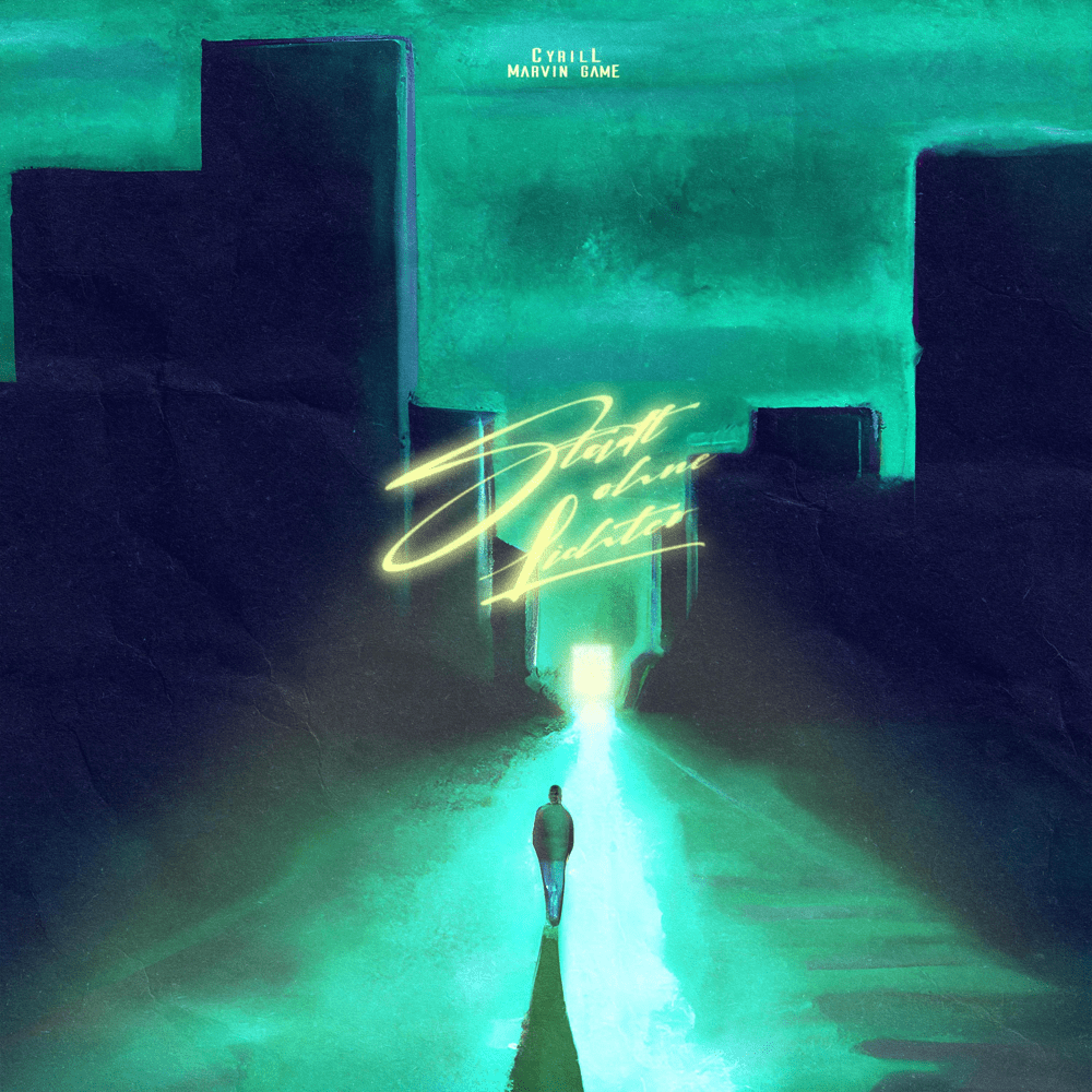 Album cover art for "STADT OHNE LICHTER" by Marvin Game