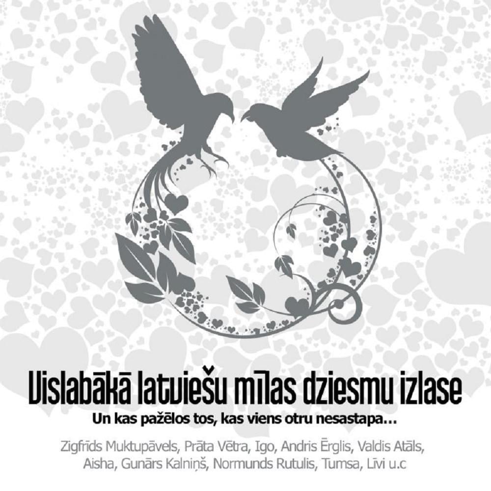 Album cover art for "Pa paralēli" by Andris Ērglis & Kristīna Zaharova