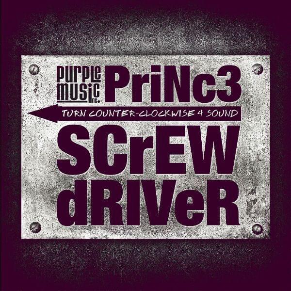 Album cover art for "Screwdriver" by Prince