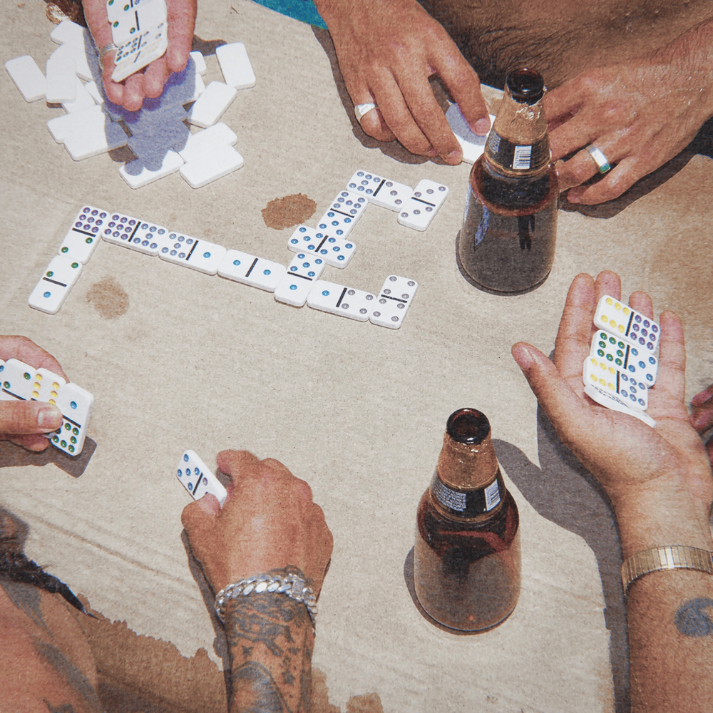 Album cover art for "Dominoes" by Twin Shadow
