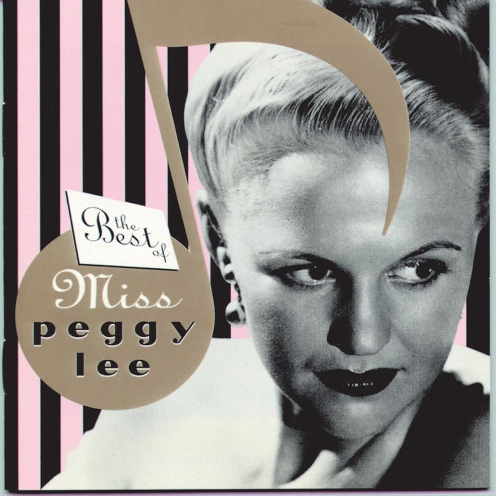 Album cover art for "It's All Over Now" by Peggy Lee