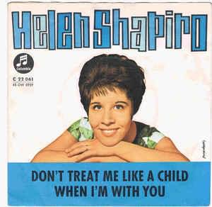 Album cover art for "Don’t Treat Me Like a Child" by Helen Shapiro