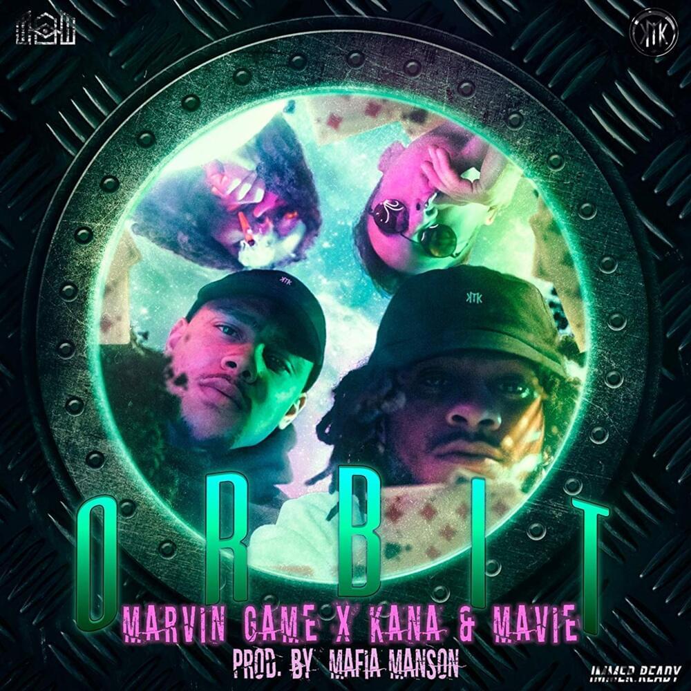 Album cover art for "Orbit" by Marvin Game & Kana & Mavie