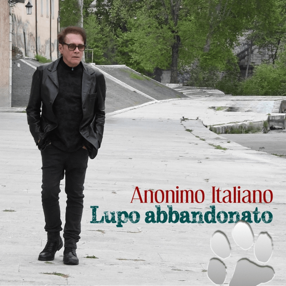 Album cover art for "Lupo abbandonato" by Anonimo Italiano