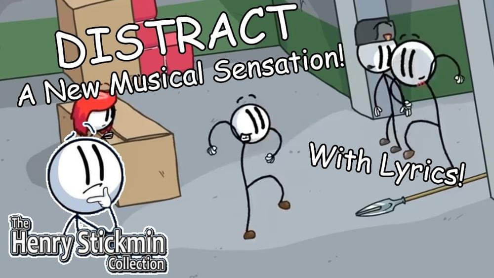 Album cover art for "DISTRACTION DANCE: THE MUSICAL SENSATION" by Juno Songs