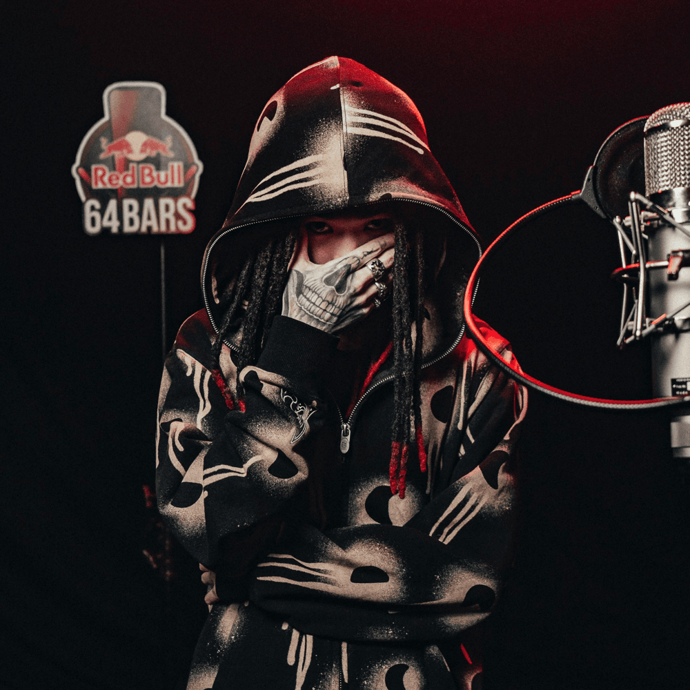 Album cover art for "Red Bull 64 Bars" by Yvng Patra