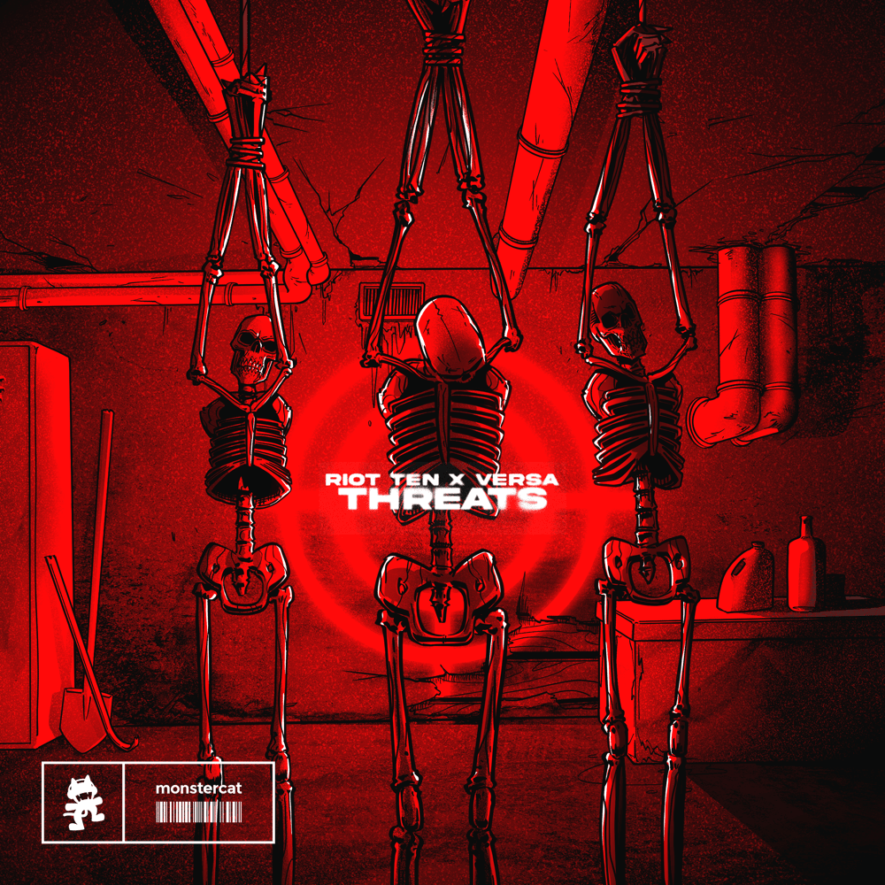 Album cover art for "Threats" by Riot Ten