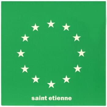 Album cover art for "Kiss and Make Up" by Saint Etienne & Dons Savage