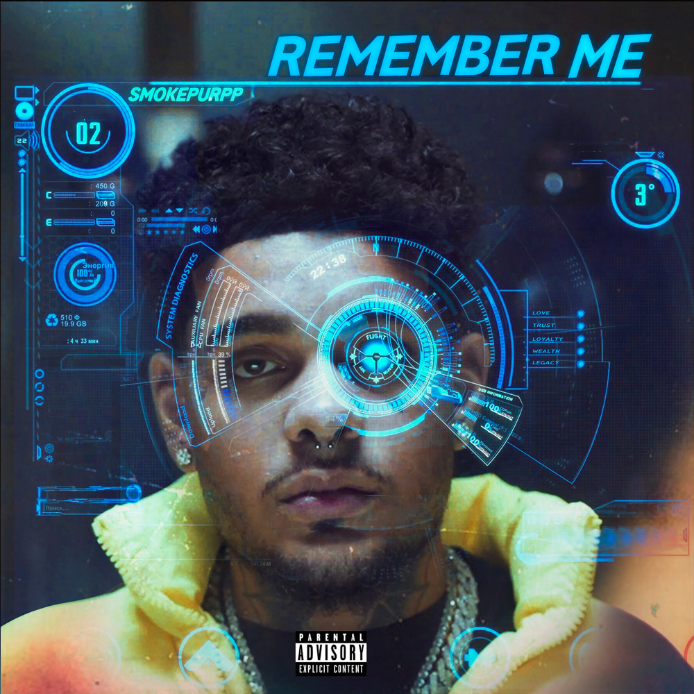 Album cover art for "Remember Me" by Smokepurpp