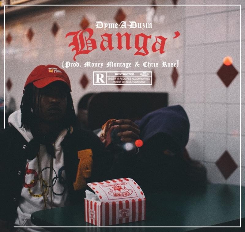 Album cover art for "BANGA’" by Dyme-A-Duzin