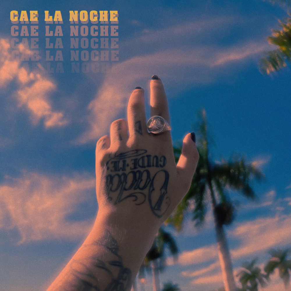 Album cover art for "Cae la noche" by Ptazeta