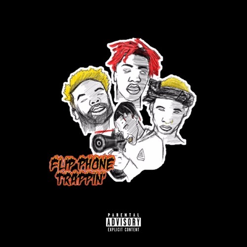 Album cover art for "Flip Phone Trappin’" by K$upreme & Pollari & Sickboyrari & Lil Yachty