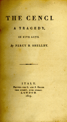 Cover image for The Cenci