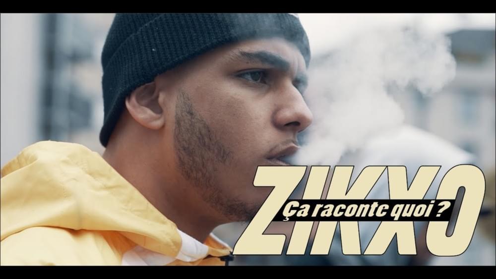 Album cover art for "Ça raconte quoi" by Zikxo