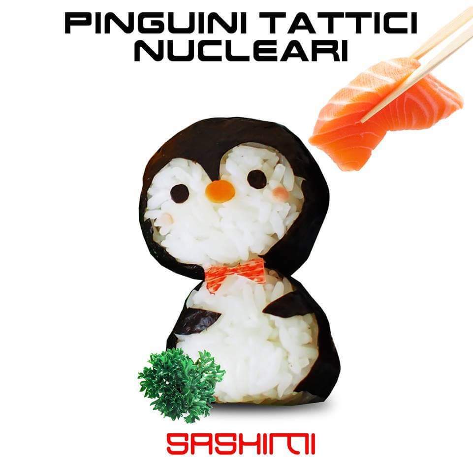Album cover art for "Sashimi" by Pinguini Tattici Nucleari