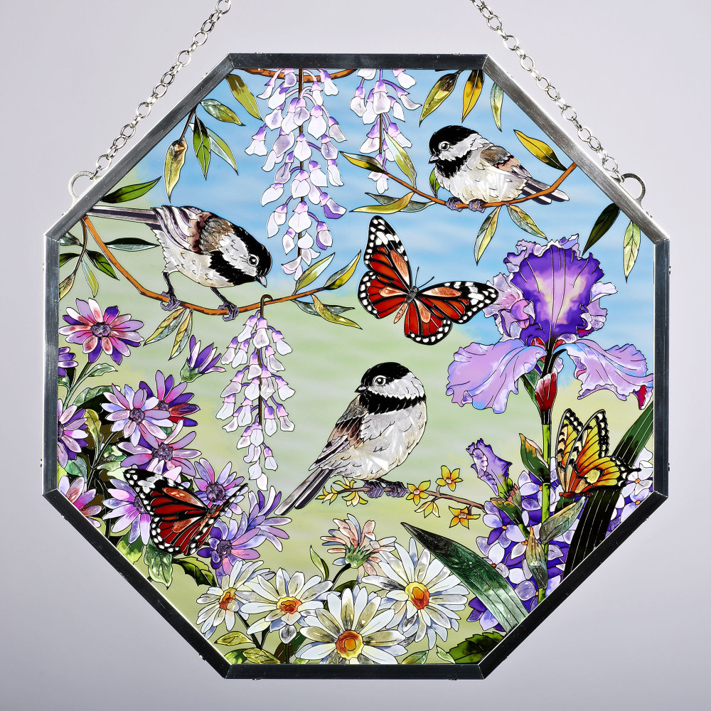 The Butterfly And The Chickadee by Debbie Sims