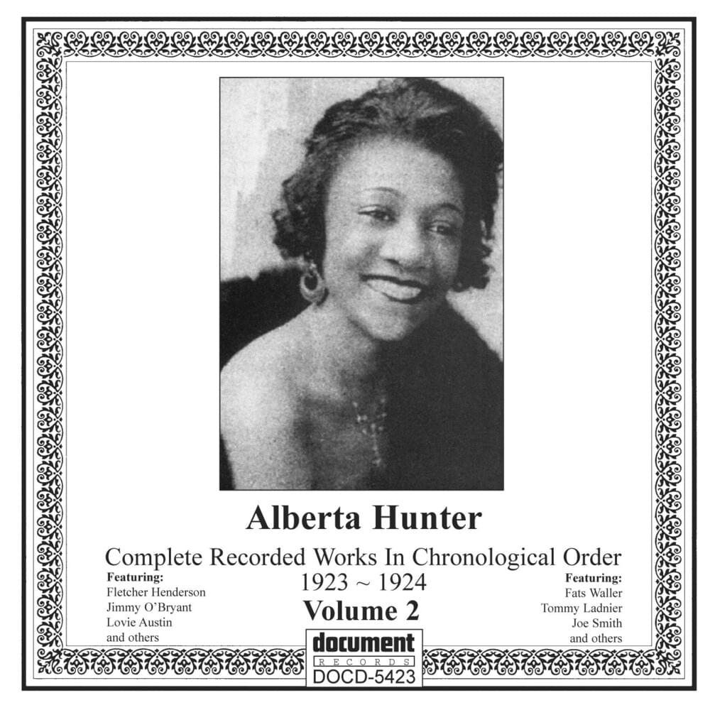 Cover image for Alberta Hunter: Complete Recorded Works In Chronological Order Volume 2 (1923-1924)