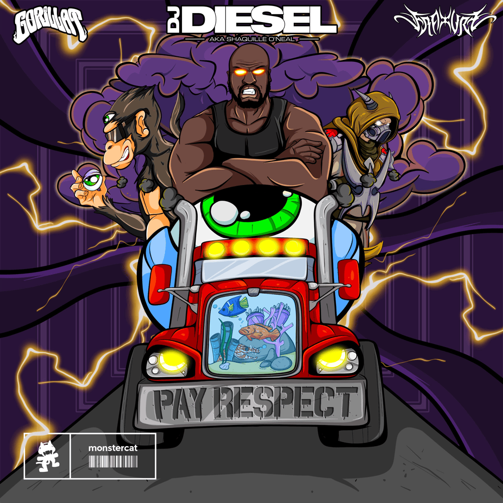 Album cover art for "Pay Respect" by GorillaT