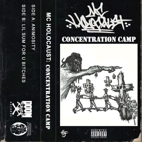 Album cover art for "HELLBENT MISFIT" by MC Holocaust