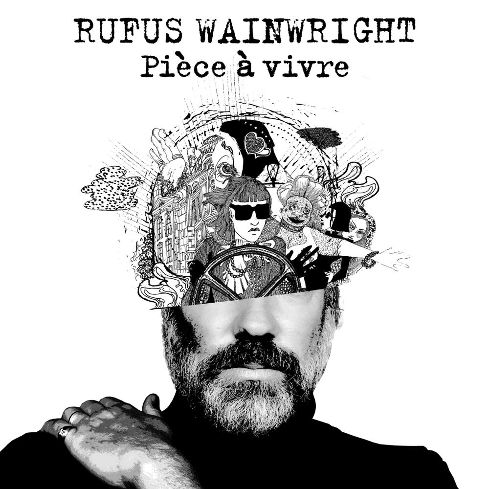 Album cover art for "Pi�ce � vivre" by Rufus Wainwright