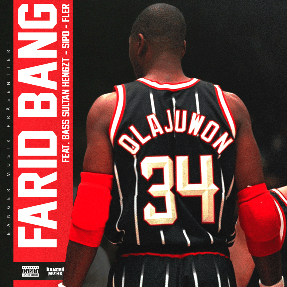 Album cover art for "OLAJUWON" by Farid Bang & Bass Sultan Hengzt & Sipo & Fler