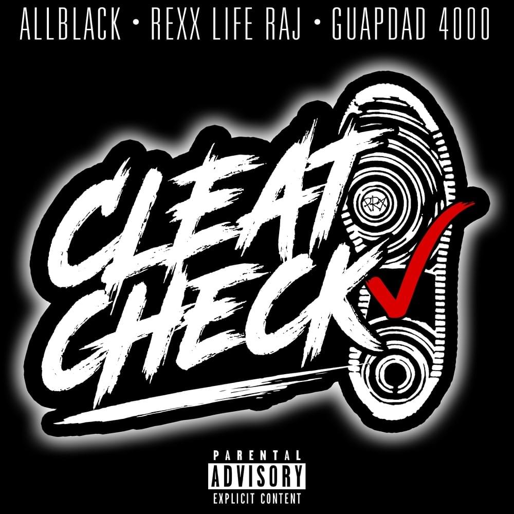 Album cover art for "Cleat Check" by ALLBLACK