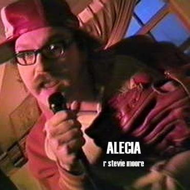 Album cover art for "Alecia" by R. Stevie Moore