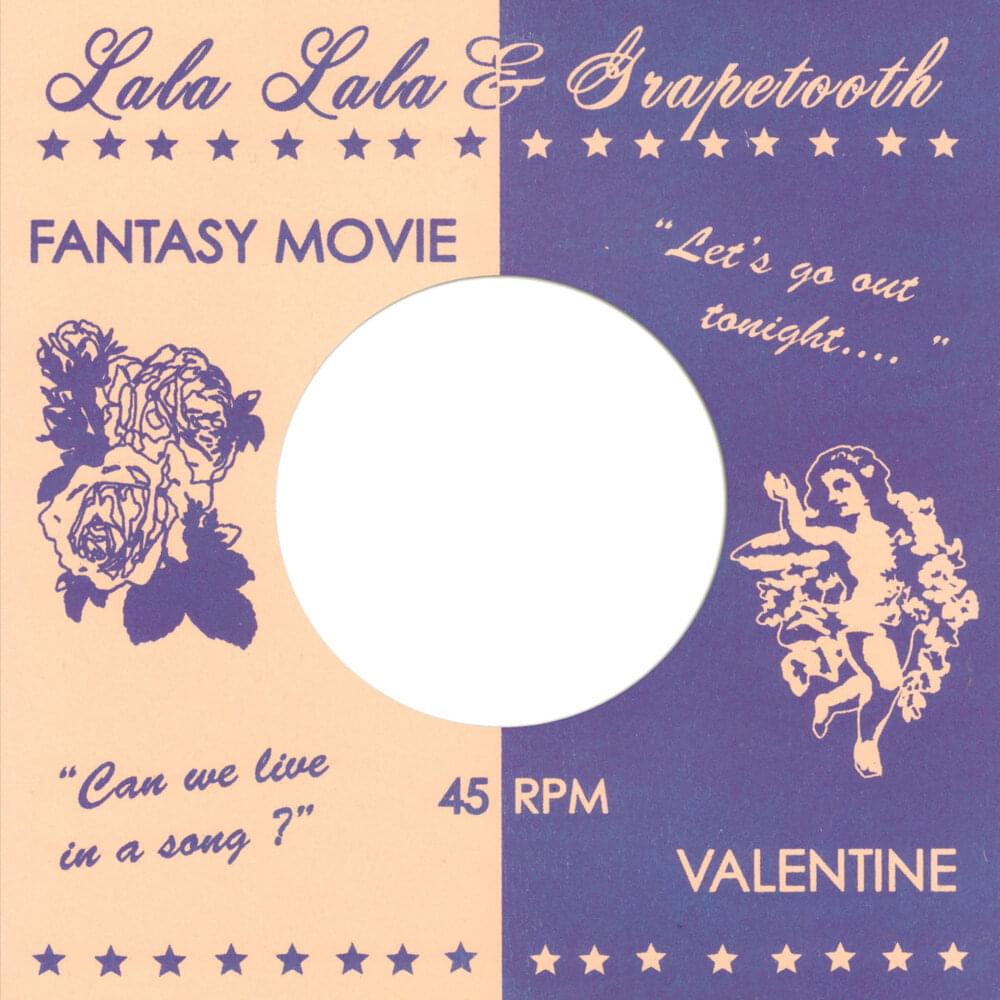 Album cover art for "Valentine" by Lala Lala & Grapetooth