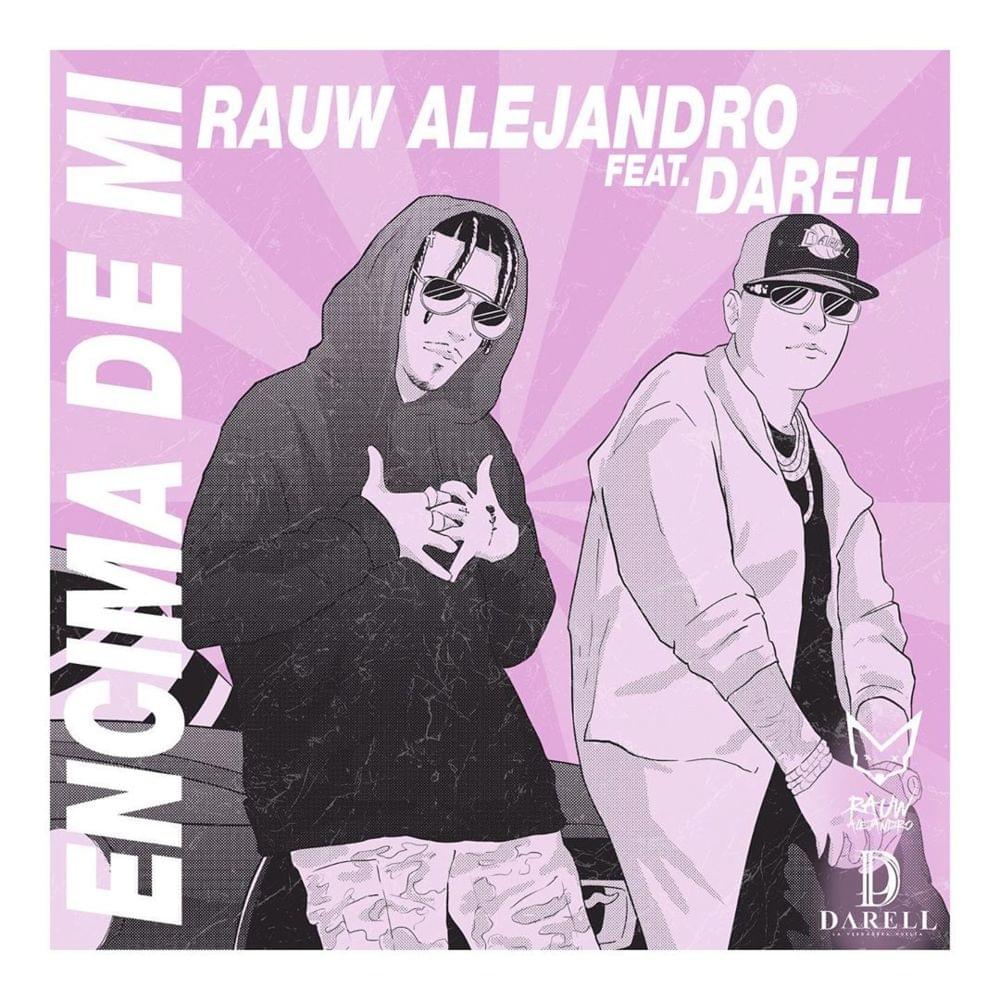 Album cover art for "Encima De Mi" by Rauw Alejandro