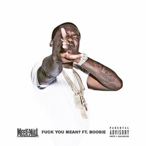 Album cover art for "Fuck You Mean" by Meek Mill & Boosie Badazz