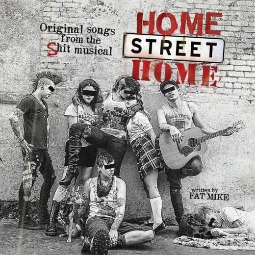 Album cover art for "Three Against Me (Home Street Home)" by NOFX