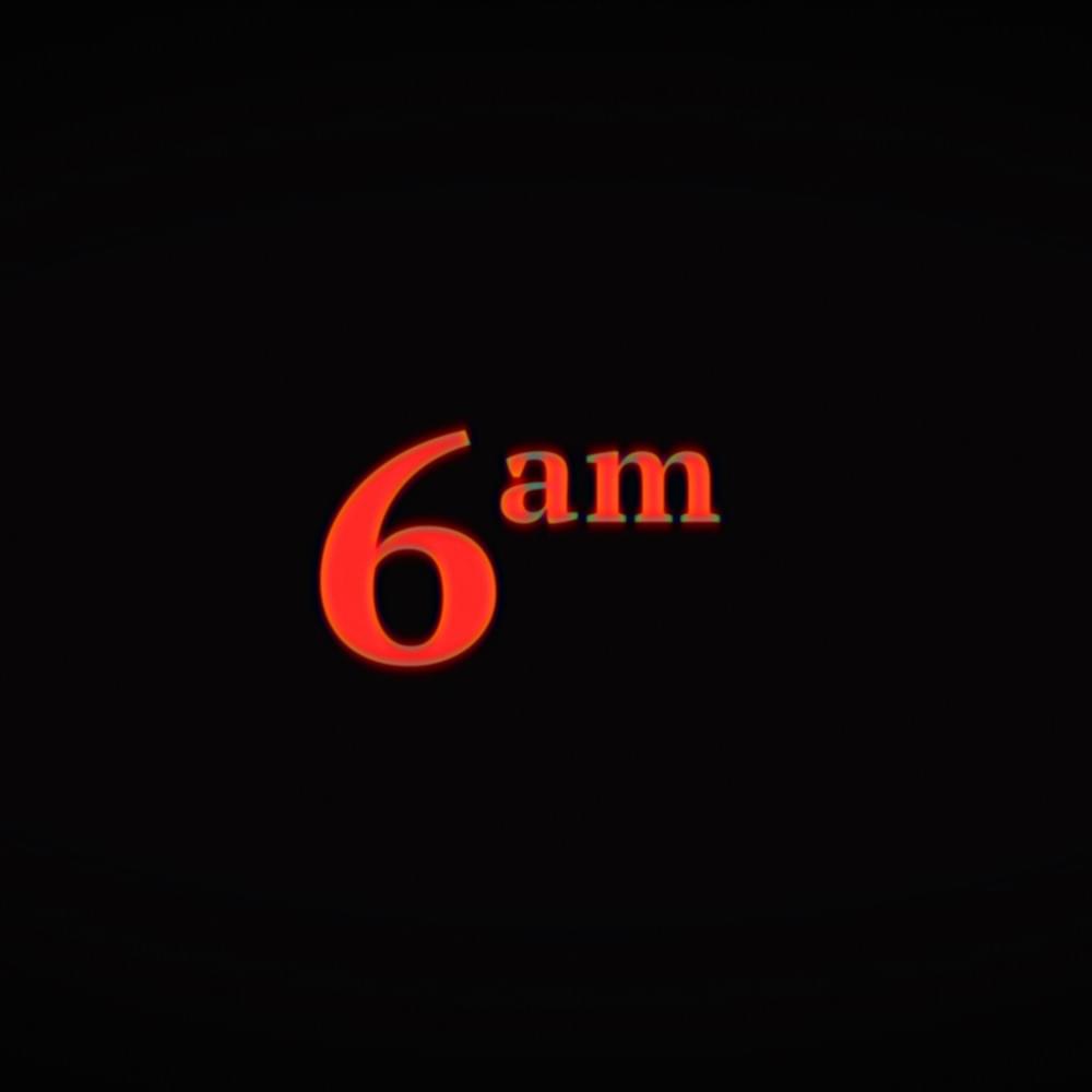 Album cover art for "6am" by Allan Rayman
