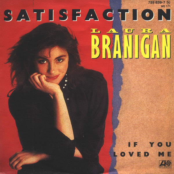 Album cover art for "Satisfaction" by Laura Branigan