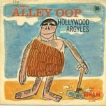 Album cover art for "Alley-Oop" by The Hollywood Argyles