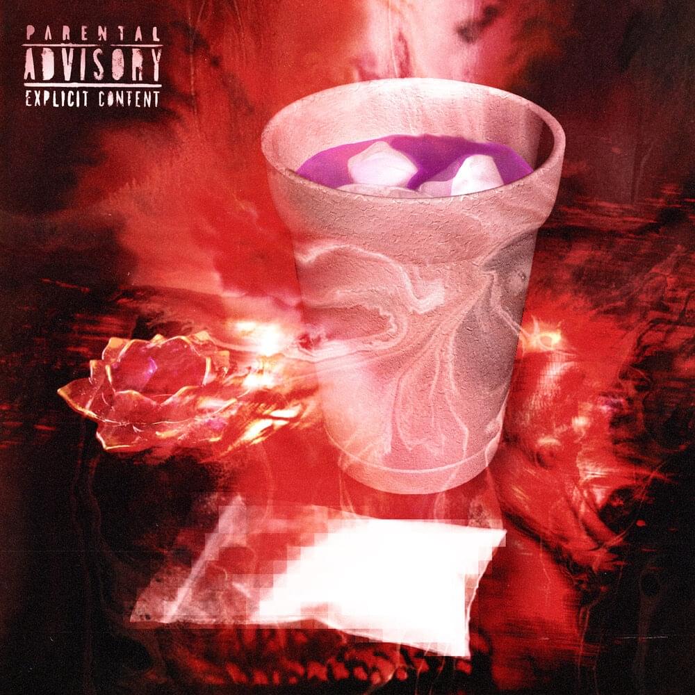 Album cover art for "purple & white" by Candy Flip Boy