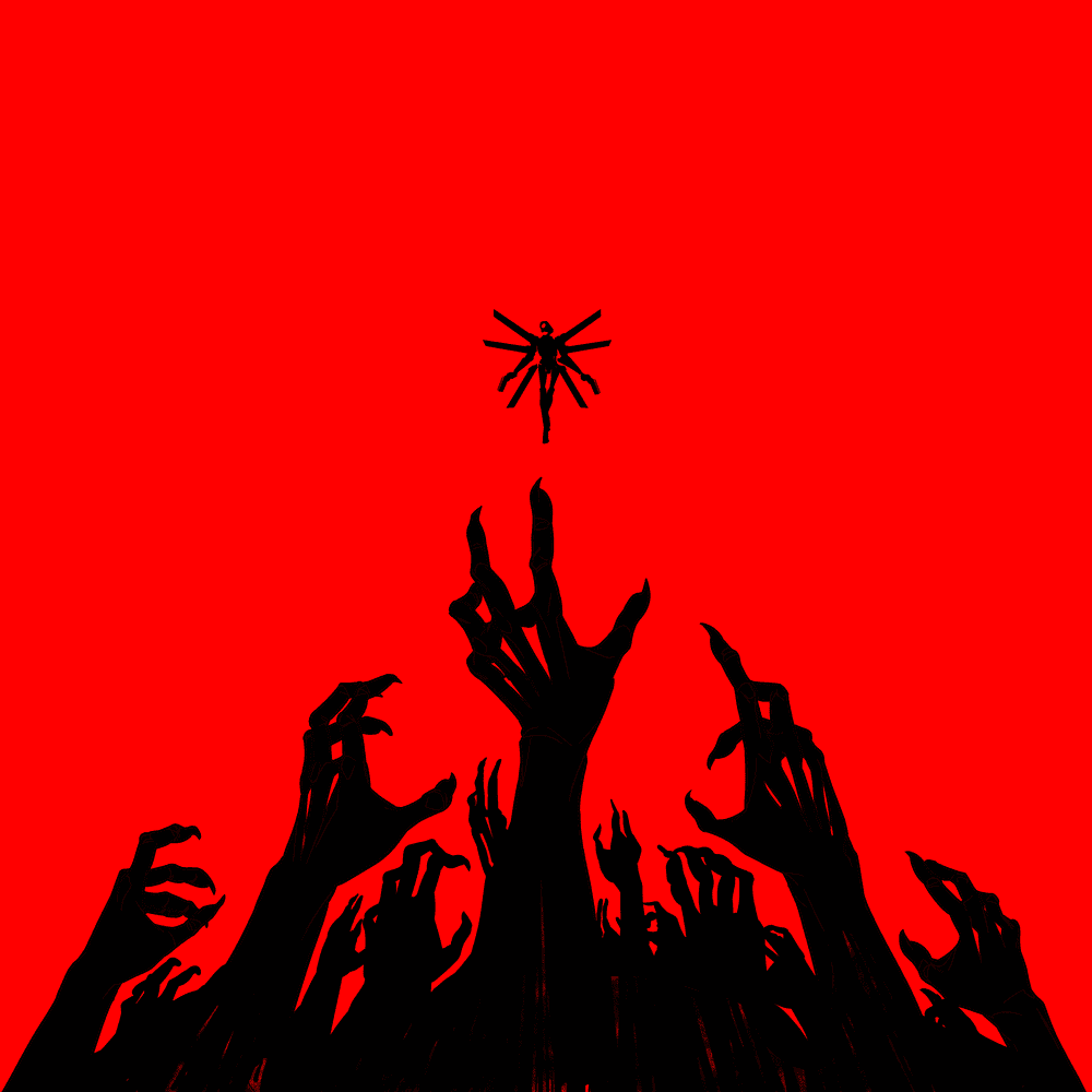 Album cover art for "Altars of Apostasy" by Heaven Pierce Her