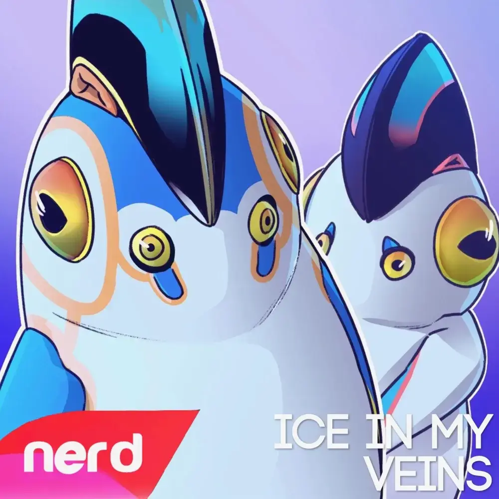 Album cover art for "Ice in My Veins" by NerdOut