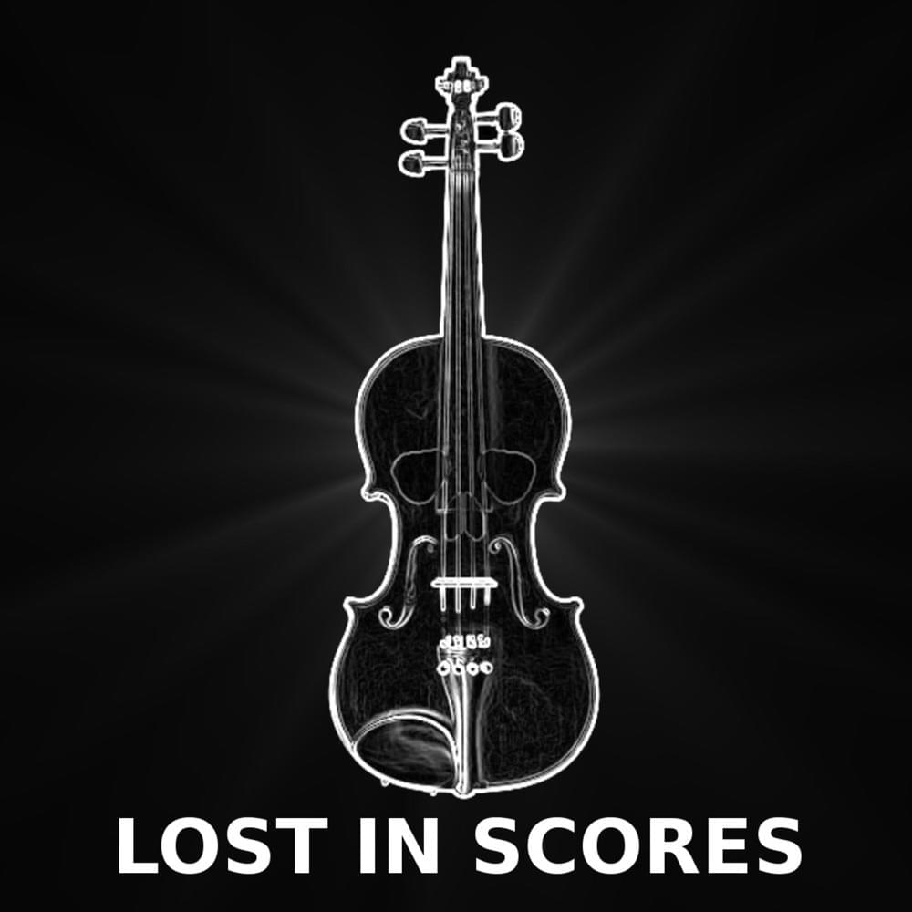Album cover art for "Dark Strings Metal Rap Beat Instrumental" by Lost in Scores