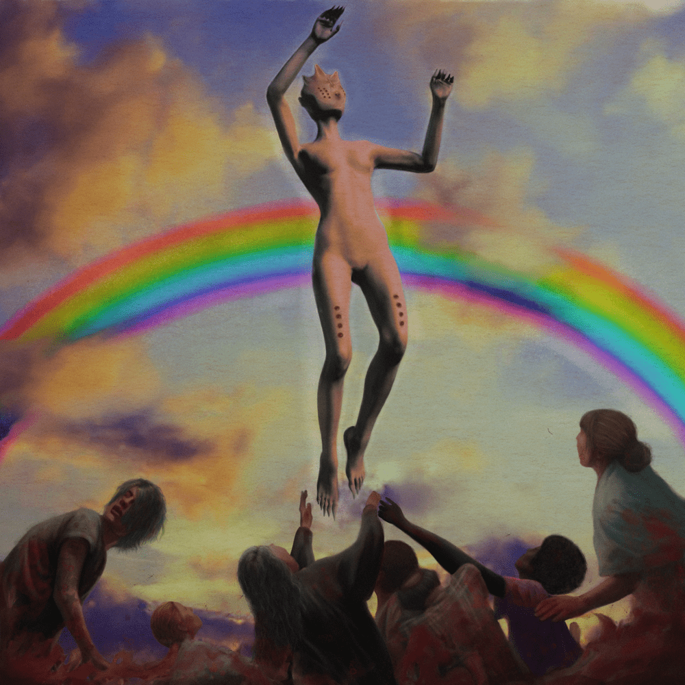 Album cover art for "AmEN!" by Bring Me The Horizon & Lil Uzi Vert & Daryl Palumbo & Glassjaw
