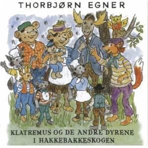 Album cover art for "Visen om reven" by Thorbjørn Egner