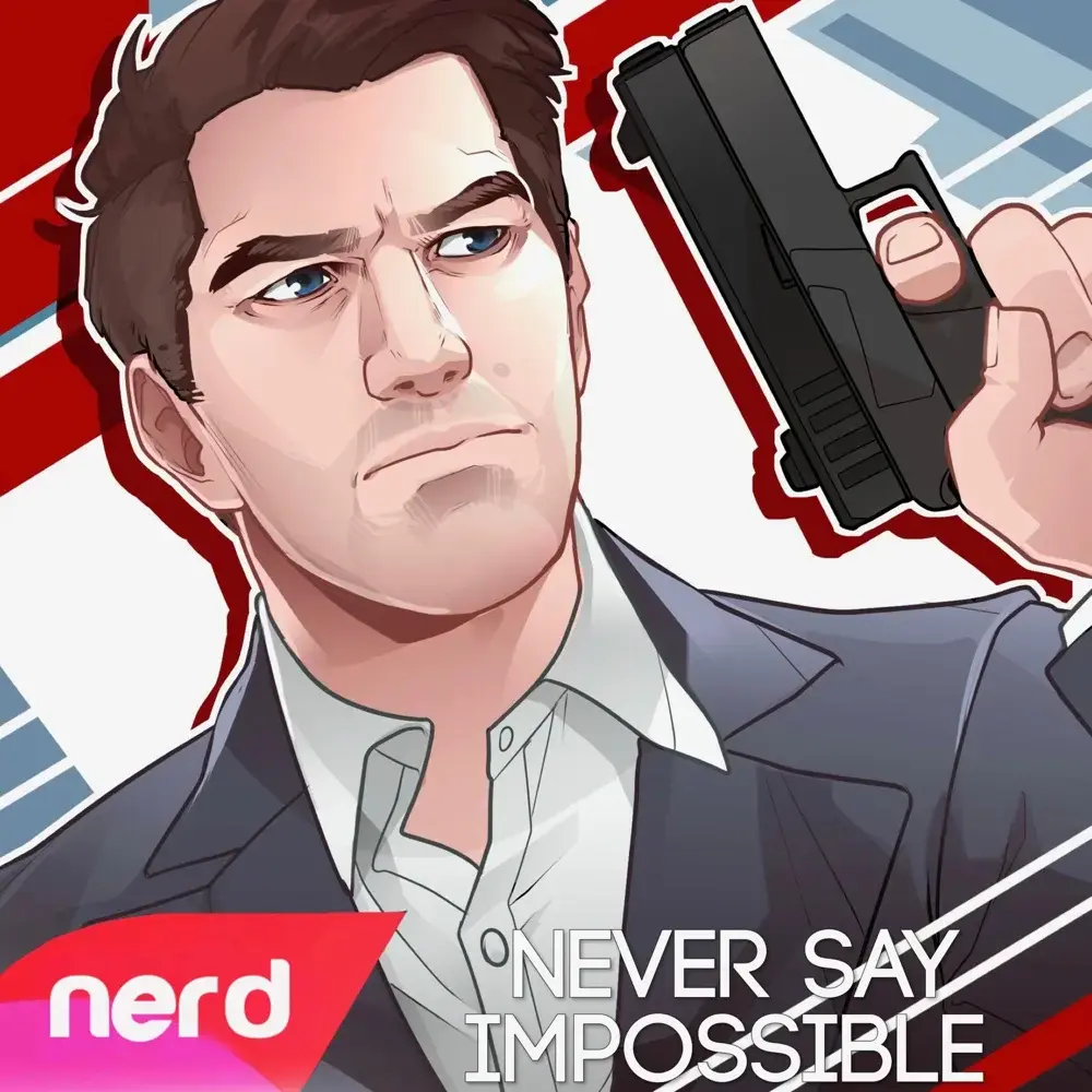 Album cover art for "Never Say Impossible" by NerdOut