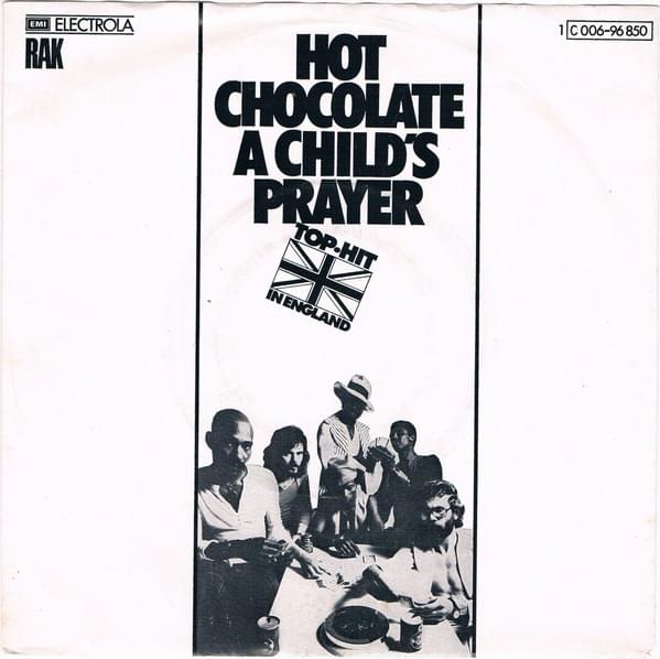 Album cover art for "A Child’s Prayer" by Hot Chocolate