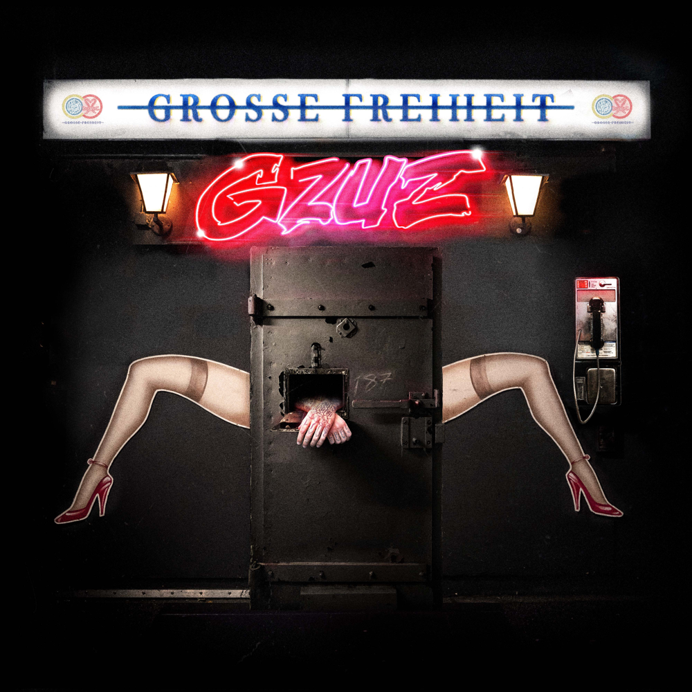 Album cover art for "Alles Black" by Gzuz