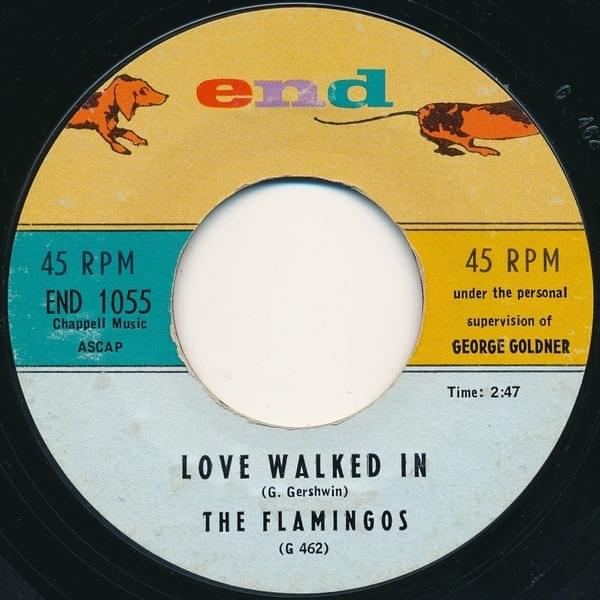 Album cover art for "Love Walked In" by The Flamingos