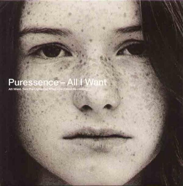 Album cover art for "All I Want" by Puressence