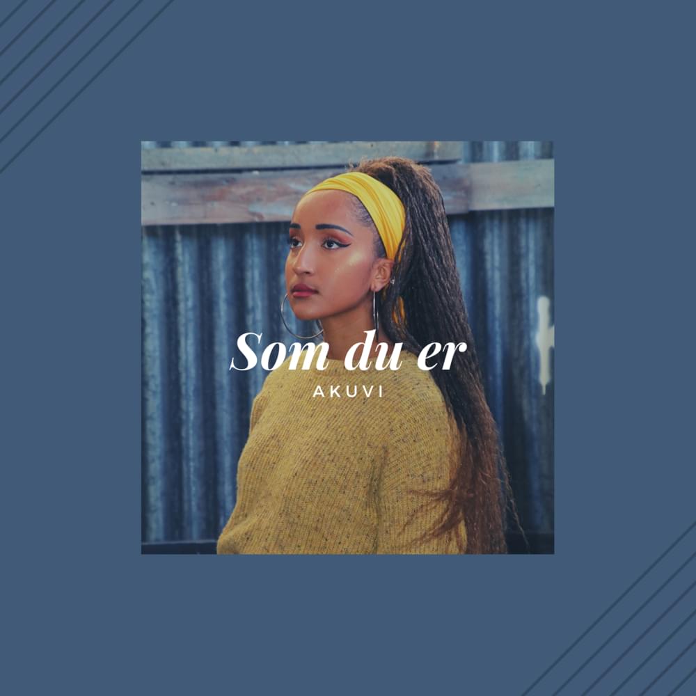 Album cover art for "Som du er" by AKUVI