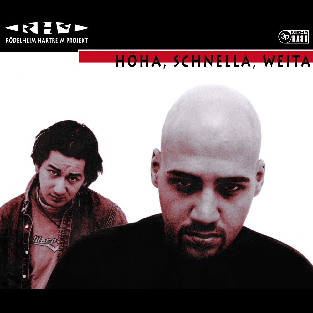 Album cover art for "Höha, schnella, weita" by Rödelheim Hartreim Projekt