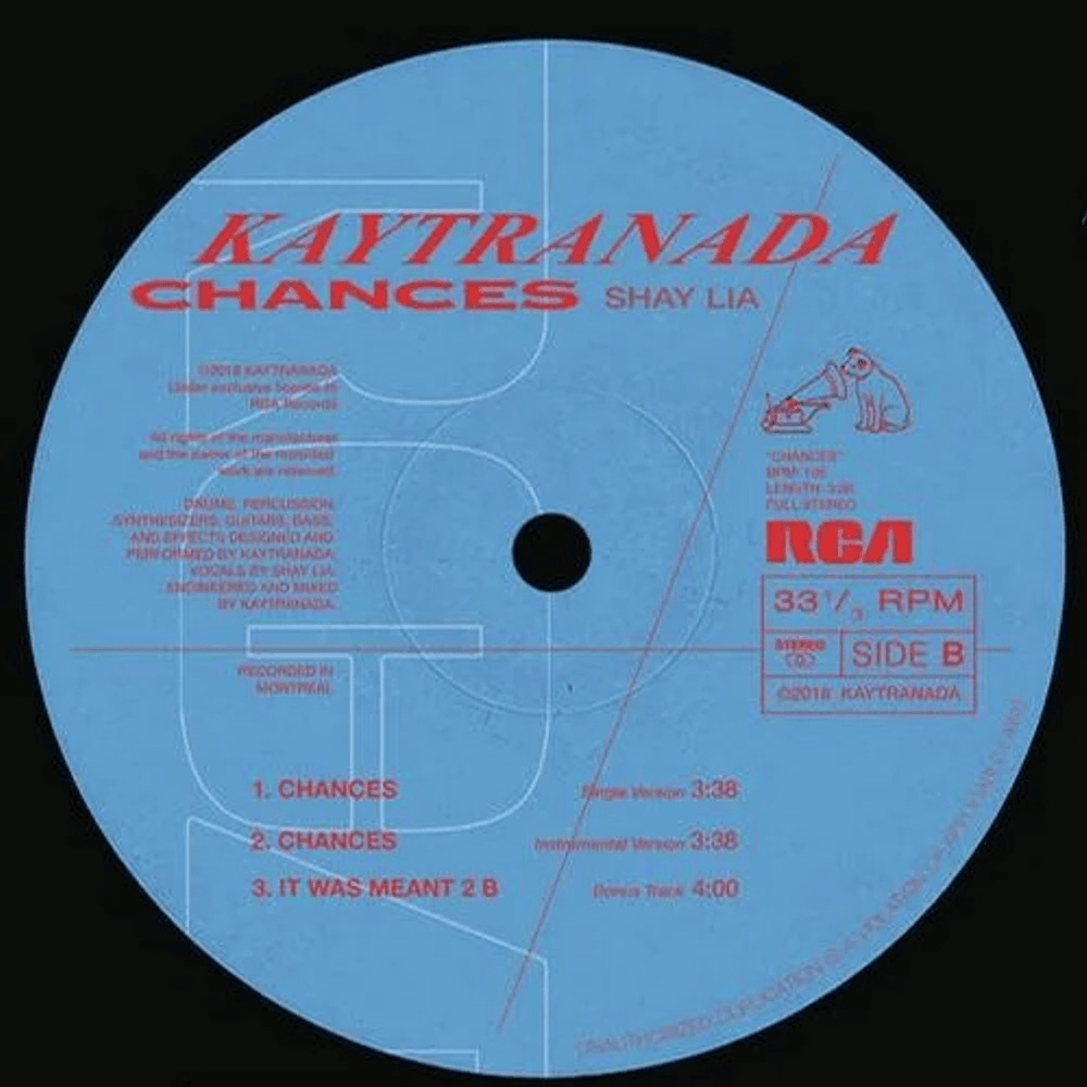 Album cover art for "CHANCES" by KAYTRANADA