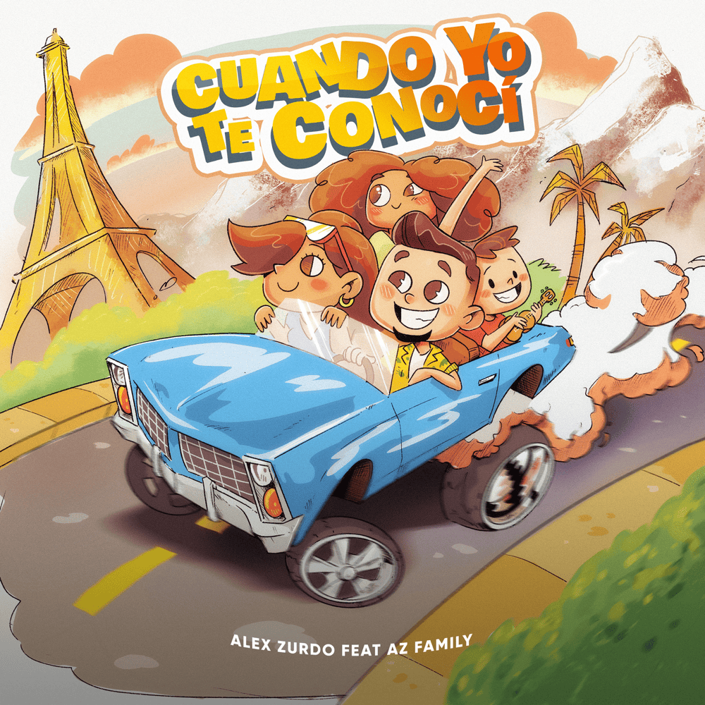 Album cover art for "Cuando Yo Te Conocí" by Alex Zurdo & AZ Family