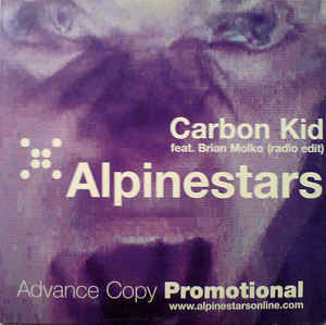 Album cover art for "Carbon Kid" by Alpinestars & Brian Molko